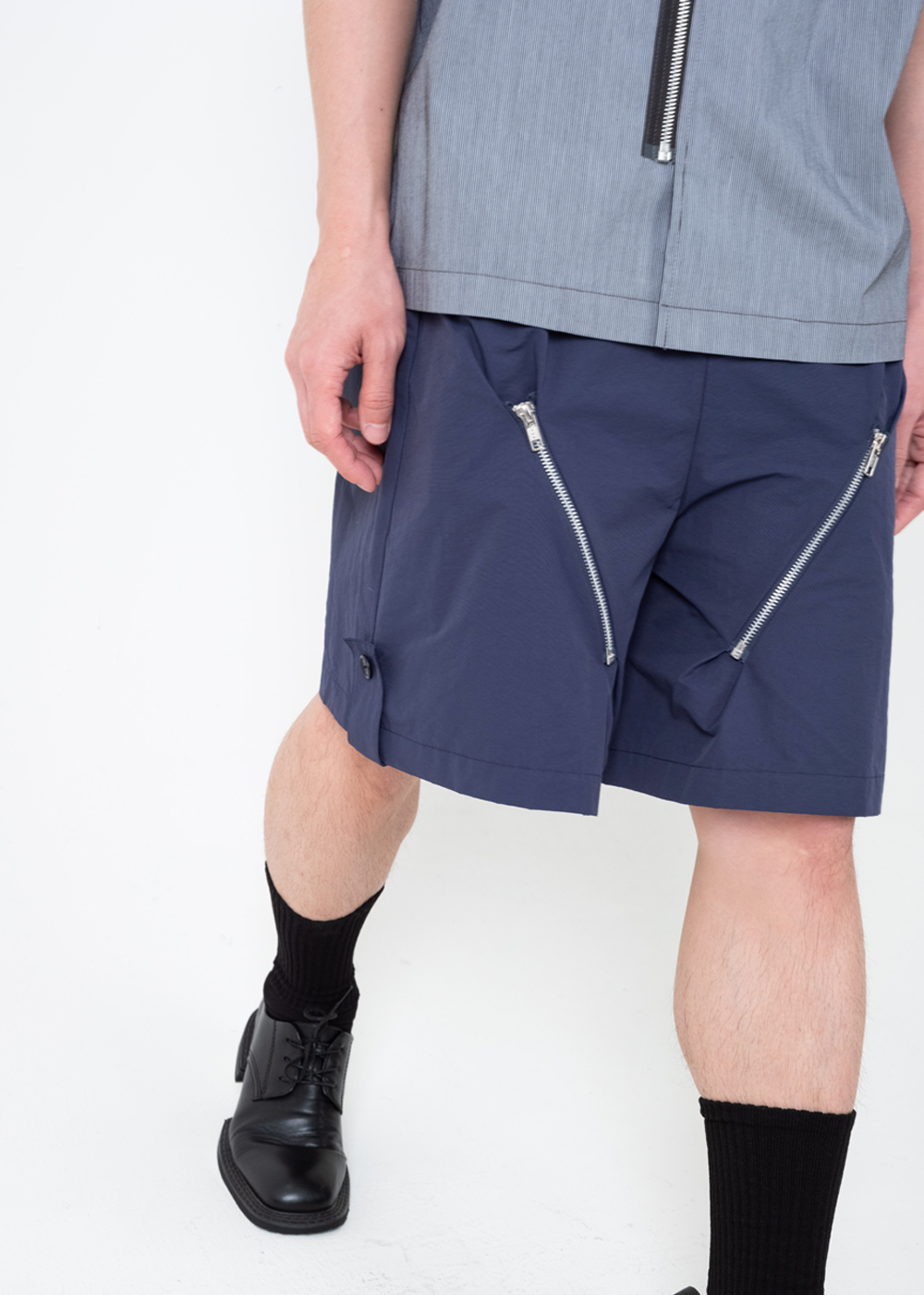 Zip Detailed Shorts